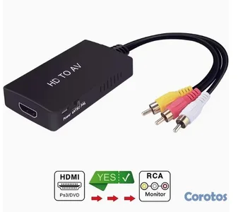 HDTV HDMI to RCA adaptador convertidor 1080P, PAL/