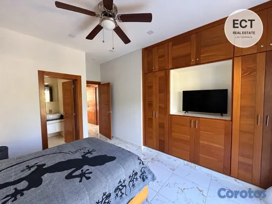 apartamentos - Apartamento 2 hab. con jardín en Playa Bonita, Las Terrenas — amueblado 11