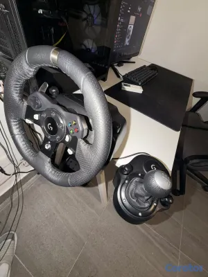 otros electronicos - Volante Logitech G920 + Pedales + Palanca de Cambi 3