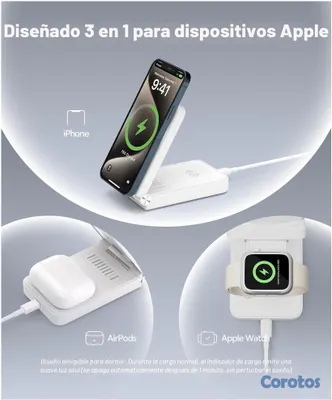 accesorios para electronica - Estación de carga 3 en 1, soporte de cargador inal 5