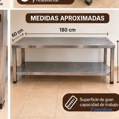 cocina - Vendo mesa de metal para cocina 5