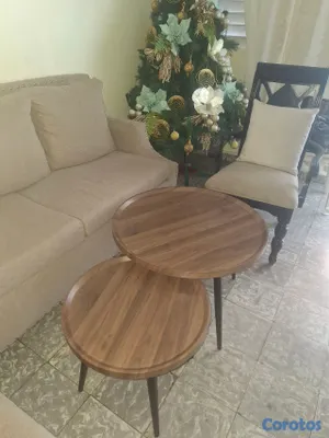 muebles y colchones - Juego de dos mesas de centro  2