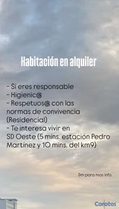 Habitación en alquiler 