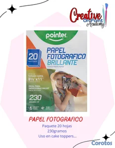 PAPEL FOTOGRAFICO BRILLANTE.