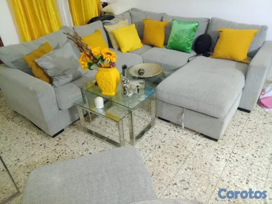 muebles y colchones - Vendo juego completo de muebles gris  2