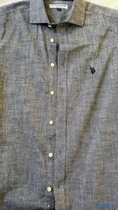 Camisa U.S. Polo Assn. Gris para Hombre – Nueva