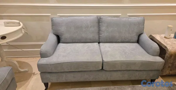 muebles y colchones - Sofa 2 puestos gris restaurado Ilumel 65 pulgadas 2