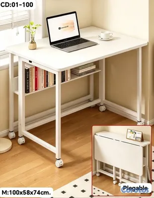 decoración y accesorios - Escritorio *Plegable* Con librero

Material: madera prensada 
 2