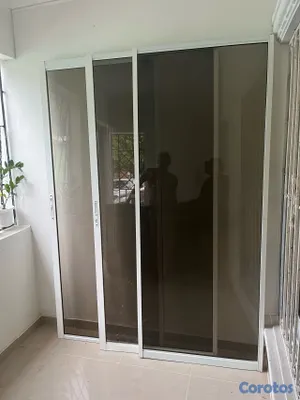 decoración y accesorios - puerta corrediza con marco y riel 2