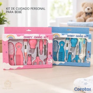 Kit de Cuidado personal para Bebé Completo para Higiene Diaria con accesorios. 