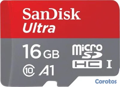 MEMORIAS MICRO SD SANDISK ULTRA CLASE 10 UHS-I 98MB/S 16GB