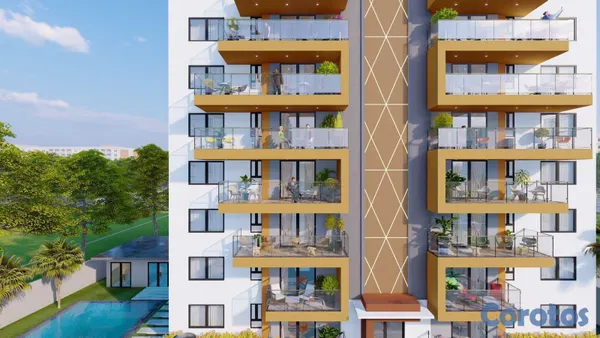 apartamentos - Apartamento en venta en Bella Palma Towers, Av. Hispanoamericana, Santiago 4