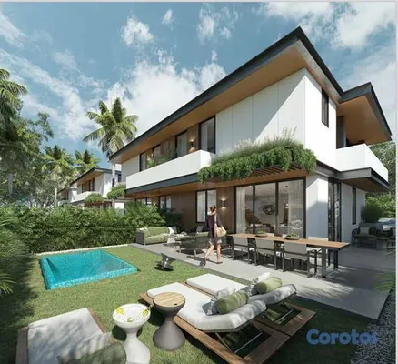 casas vacacionales y villas - Venta de lujosa villa de 3 habitaciones con linea en Vista Cana 4