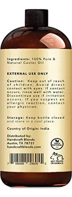 Salud y Equipamiento Médico - Aceite De Ricino Artesanal Puro - 100% Puro Y Natural 2