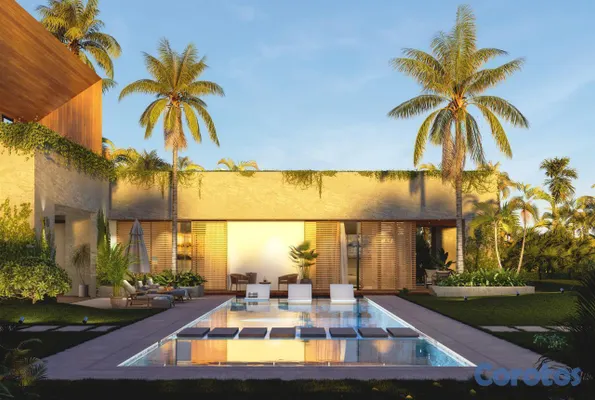 casas vacacionales y villas - Venta de Villa Luxury con piscina en cap cana República Dominicana 6