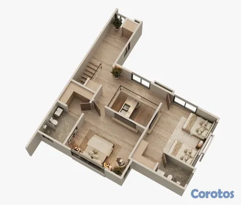 casas vacacionales y villas - Villa moderna en Las Ballenas a 600 m de la playa 10