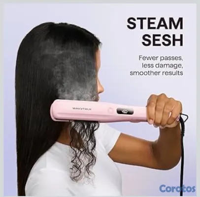 salud y belleza - Wavytalk Plancha de pelo a vapor para menos daño por calor 5