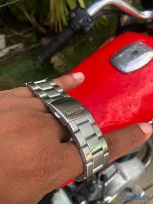 joyas, relojes y accesorios - reloj náutica acero inox 6