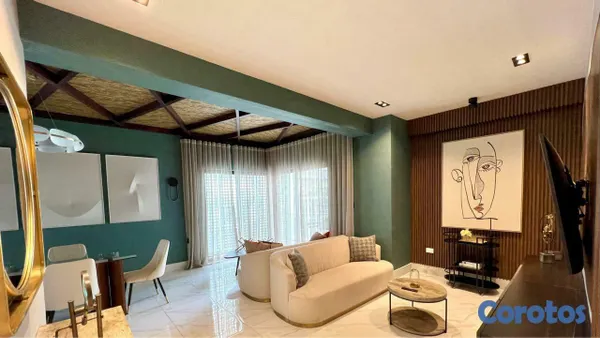 apartamentos - Apartamento de 2 hab en piso alto en Piantini ID: 3419 3