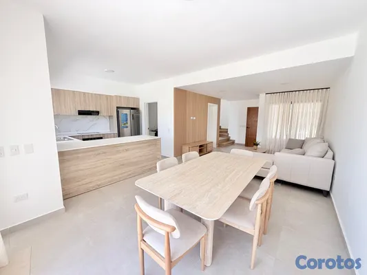 casas - Townhouse amueblado en alquiler en Vista Cana 15