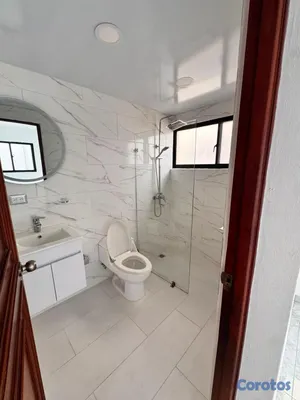 apartamentos - Se alquila apartamento de 2 habitaciones en Evaristo Morales  8