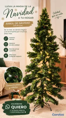 decoración y accesorios - Vendo árbol de navidad importado 9 FT  3