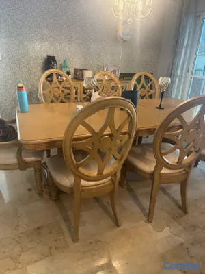 muebles y colchones - mesa de comedor de 8 2
