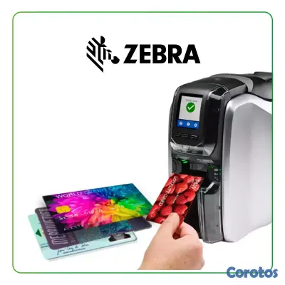 camaras y audio - IMPRESORA DE CARNET TARJETAS ZEBRA ZC100, UNA CARA,PVC PLASTICO  2