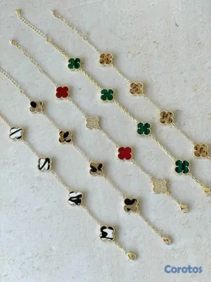 joyas, relojes y accesorios - Pulseras Trebol disponibles  3
