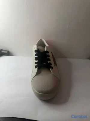 zapatos para mujer - ✨ Tenis Fashion Blanco/Plata con Brillos | Talla 38
 3