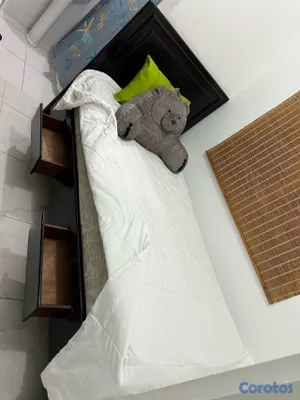 muebles y colchones - cama en caoba  2