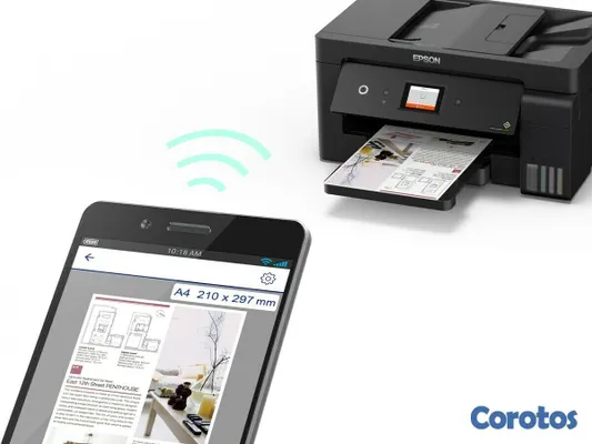impresoras y scanners - MULTIFUNCIONAL EPSON  IMPRESION 13X19 CON BOTELLA DE TINTA DE FABRICA,L14150 2
