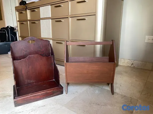 decoración y accesorios - Revisteros en caoba 2