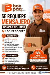 se busca mensajero