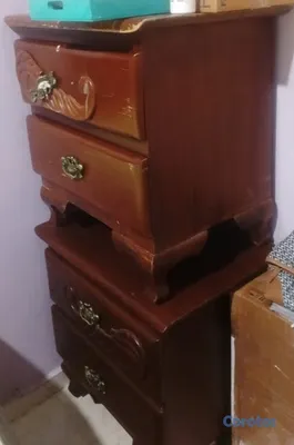 muebles y colchones - Juego de Habitación Vintage en Caoba 2
