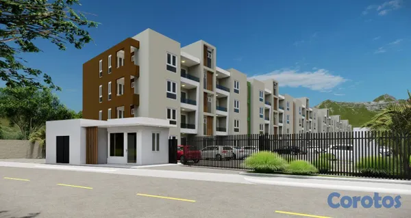 apartamentos - Apartamento en venta en Residencial Camila II, Monte Adentro, Santiago 10