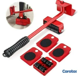 Base con ruedas para mover electrodomestico Palanca Elevador 