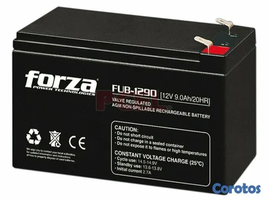 plantas e inversores - BATERIA FORZA - 12V - 9AH     FUB-1290 2