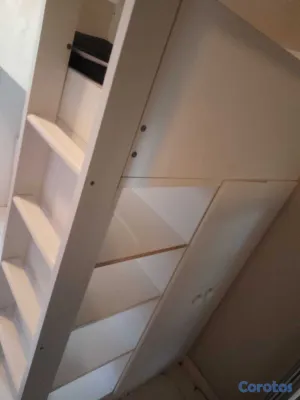 muebles y colchones - Cama con escritorio y armario de ikea   5