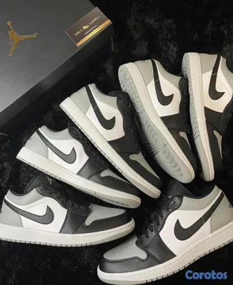 zapatos para hombre - Tenis Teni Nike Air Jordan 1 Low Shadow Toe GREY BLACK Original Originales 🤖 4