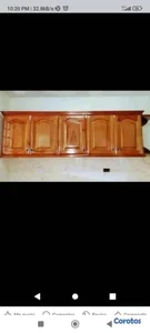 Gabinete de pared para cocina en caoba pequeño 