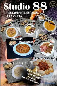 Studio 88, Restaurant Español a la Carta, de la Cocina a Tu Casa 