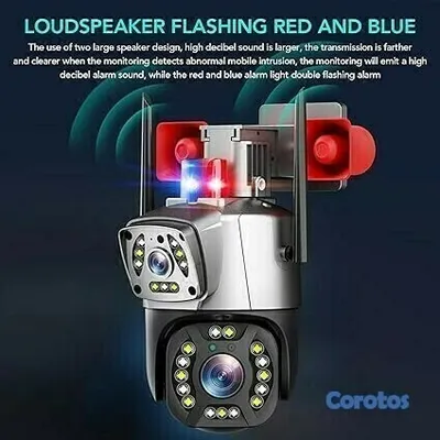 camaras y audio - CAMARA WIFI DE EXTERIOR TIPO DOMO 360 Ai SMART CAMERA 8021-16004 4