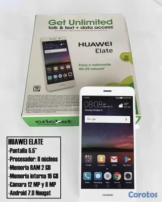 celulares y tabletas - Huawei Elate Blanco , 5.5 PULG, 16Gb Memoria, 12Mp Camaras, Desbloqueado y LIBER 3