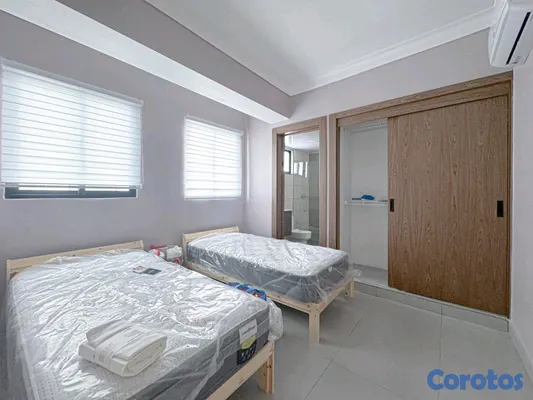apartamentos - Apartamento en alquiler con línea blanca y semi amueblado en El Millón 6