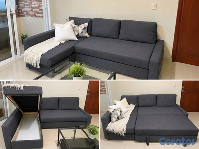 Mueble en L convertible 