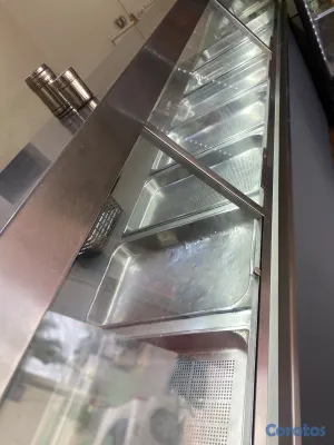 equipos profesionales - Vitrina baño maria en acero inoxidable de 8 Bandejas. 2