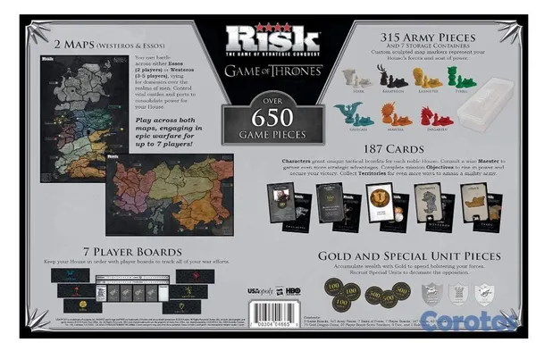 hobby y coleccion - Risk Game of Thrones (Juego de Tronos) Edición de  5