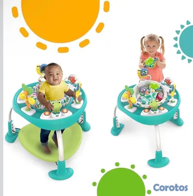 juguetes - Saltador con centro de actividades 2en1 ymesa BounceBounceBaby-Estanque jugueton 3