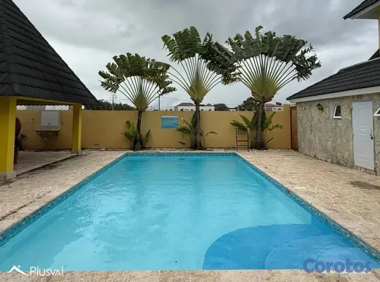 casas vacacionales y villas - Villa tipo townhouse en venta en Punta Cana 3